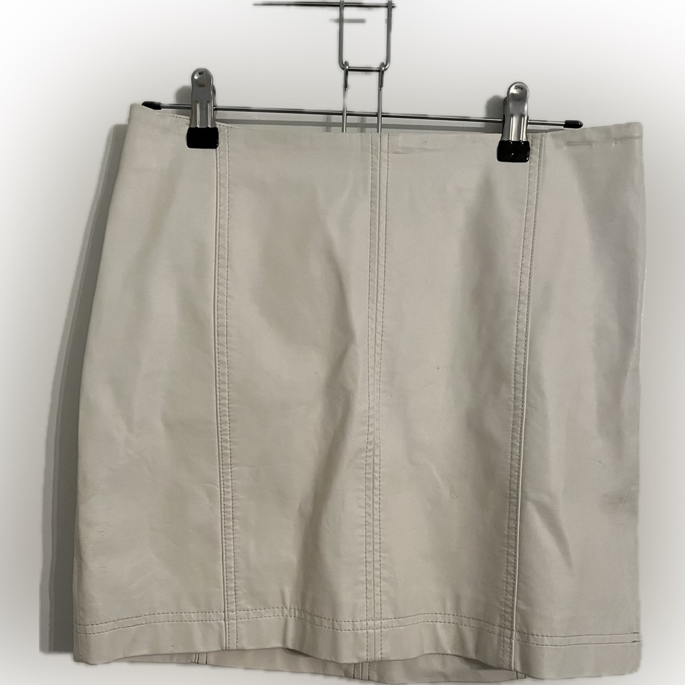Free People Vegan Leather Mini Skit
